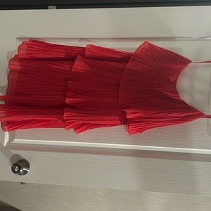 Red sun dress